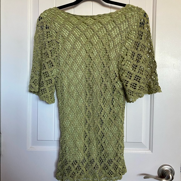 Vintage crochet fall top - Picture 3 of 5